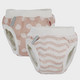 Imse Vimse kuivaksiopetteluhousut Shell/Stone pink 2/pak L 9-12 kg