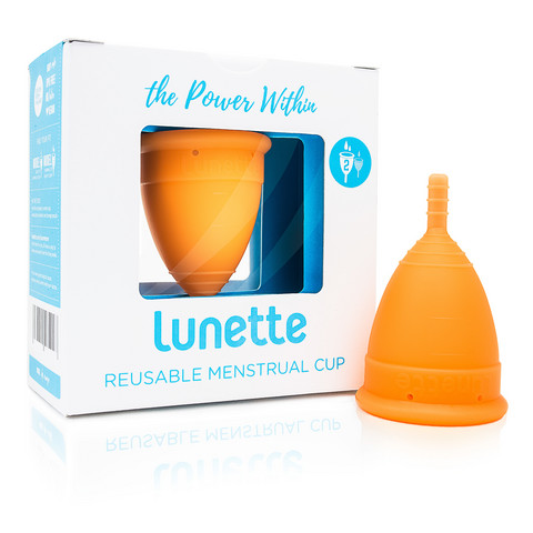 Lunette Kuukuppi Oranssi koko 2