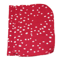Kestoarkki, nenäliina 22x16 cm 3 kpl setti luomutrikoo Pilkku punainen