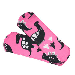 Normaaliside luomutrikoo SENSITIVE Dino pinkki