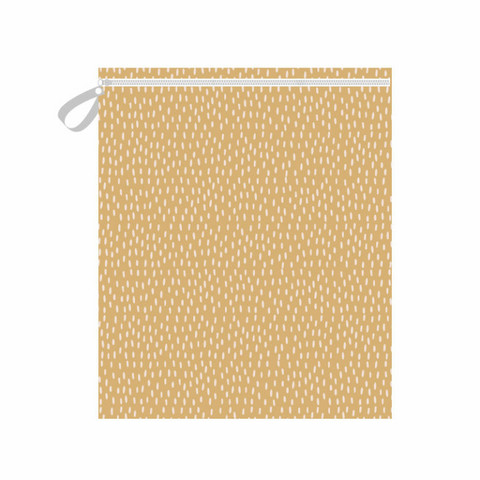 Imse Vimse vaippapussi 45x35 cm vetoketjulla Yellow Sprinkle