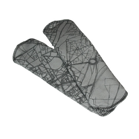 Normaaliside trikoo SENSITIVE Kartta harmaa