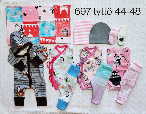 Pakkaus tyttö koko 48 nro 697
