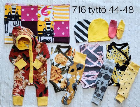Pakkaus tyttö koko 48 nro 716