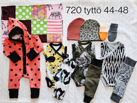 Pakkaus tyttö koko 48 nro 720