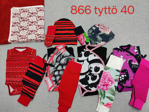 Pakkaus tyttö koko 40 nro 866