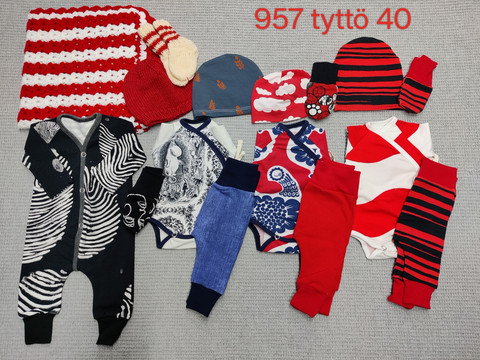 Pakkaus tyttö koko 40 nro 957