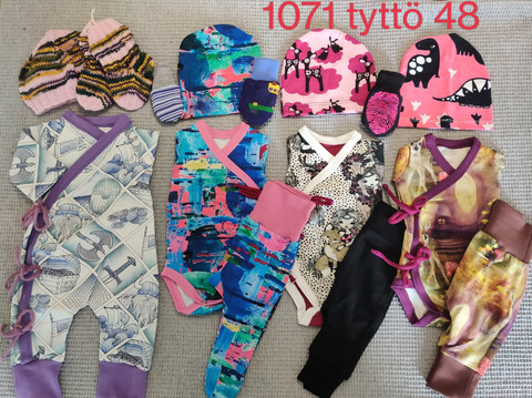 Pakkaus tyttö koko 48 nro 1071