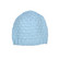 Royalkestot puuvillainen neulepipo Pikkuruutu babyblue NB 34-42 cm