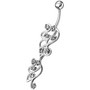 Hopeinen napakoru, Kirkas kristalli, Delicate Swirls