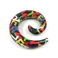 Venytyskoru, spiraali Letters 10mm