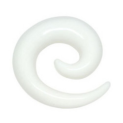 Venytyskoru, spiraali White 12mm (valkoinen)