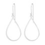 Hopeiset korvakorut, MINIMALISM/Teardrop (small)