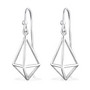 Hopeiset korvakorut, MINIMALISM/Diamond