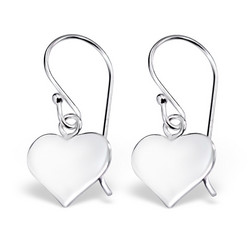 Hopeiset korvakorut, MINIMALISM/Mini Heart