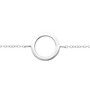 Hopeinen rannekoru, MINIMALISM/Circle