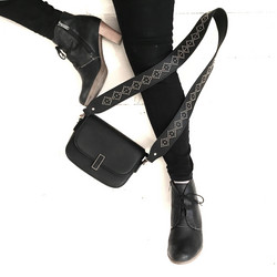 Laukku, Small Black Handbag with Studs (musta käsilaukku)