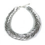 Kaulakoru, Chunky Silver Necklace (hopeanvärinen lettikoru)
