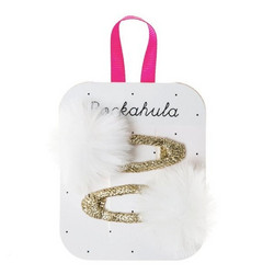 Hiuskoru/pinni, Rockahula KIDS|Pom Pom Clips Ivory