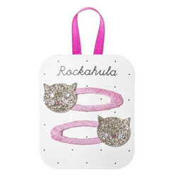 Hiuskoru/pinni, Rockahula KIDS|Sparkly Cat Clips Gold