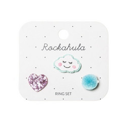 Lasten sormussetti, Rockahula KIDS|Sleepy Cloud Ring Set