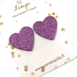 LEMPI-korvanapit, Lempi (laventeli glitter)