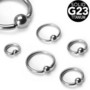 Lävistysrengas BCR TITANIUM PREMIUM 1.2mm (4mm ball)