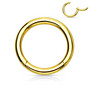 Lävistysrengas, Hinged Segment Ring in Gold 1,2mm/useita kokoja