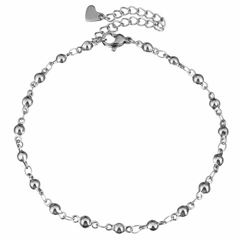 FRENCH RIVIERA, Classic Anklet -yksinkertainen kirurginteräsnilkkakoru