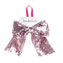 Hiuskoru/solki, Rockahula KIDS|Super Sequins Bow Clip Pink