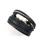 Rannekoru, Black Bracelet with Pearls