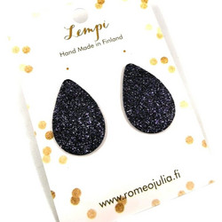 LEMPI-korvanapit, Pisara XL (tähtitaivas glitter)