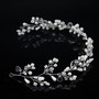 Hiuskoru, köynnös/ROMANCE, Beautiful Pearl Headpiece in Silver