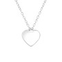 Hopeinen kaulakoru, Simple Silver Heart Necklace