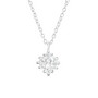 Hopeinen kaulakoru, Pretty Clear CZ Necklace
