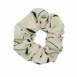 Donitsi/Scrunchie|SUGAR SUGAR, Pattern -kermanvalkoinen scrunchie