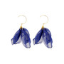 Korvakorut, FRENCH RIVIERA|Midsize Flower Earrings in Blue