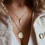 Kerroskaulakoru, FRENCH RIVIERA|Love Layer Necklace in Gold