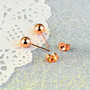 Kirurginteräsnapit, Basic Rosegold