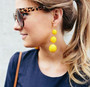Korvakorut, Classic Retro Inspired Earrings in Yellow