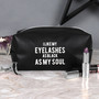 Meikkipussi, As Black As My Soul Makeup Bag