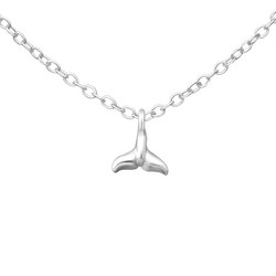 Hopeinen kaulakoru, Miniatyre Whale's Tale -mini valaanpyrstö