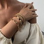 Rannekorusetti, FRENCH RIVIERA|Chunky Gold Bracelets
