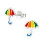 Hopeiset korvanapit, Pride Umbrella Earstuds -pride sateenvarjonapit