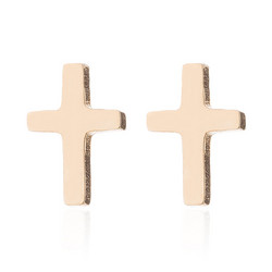Kirurginteräsnapit, Gold Cross -kullanväriset ristinapit