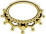 PREMIUM COLLECTION|Itämainen kulta septum & daith clicker