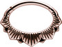 PREMIUM COLLECTION|Lootus  -ruusukulta septum & daith clicker