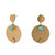 Korvakorut, BOHM PARIS|Boucles marssi avec cristal mint