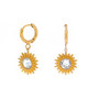 Korvakorut, BOHM PARIS|Boucles D'oreilles Soleil avec cristal clair