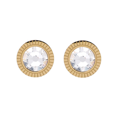 Korvakorut, BOHM PARIS|Boucles D'oreilles Miel avec cristal clair
